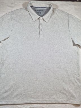 Weatherproof Vintage Light Heather Gray Short-Sleeve Polo